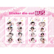 [1 Sheet 9 Image] BUS Die-Cut A6 Parcel Sticker (Read Details Before Ordering)