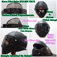 MATA JPX 726 R helmet visor. JPX 726R helmet visor. JPX mx 726 R helmet visor