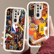 Case for OPPO Reno A5 A39 F11 2F A83 A9 2Z A37 2020 Pro Soft White E44 fashion Basketball