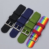 Suitable For Casio BABY-G BA110/111/112/120/BGA-130 Nylon Canvas Watch Strap For Women JYUE