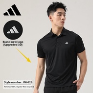 adidas | Breathable Ice Silk Polo Shirt Men Sport Short Sleeve Quick-Dry