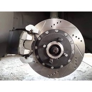 ชุดจานเบรคขยาย285มิล ใช้ปั๊มดิสเบรคเดิมตรงรุ่น Suzuki Swift 1.2/1.5 Suzuki ciaz พร้อมขา RUN STOP คู่