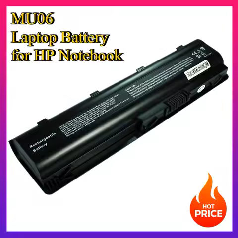 MU06 Laptop Battery for HP Notebook Battery MU06 593553-001 593554-001 593554-001 Hp Pavilion G6 G7 