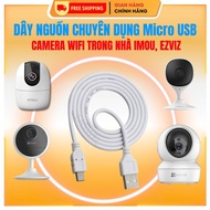 MICRO USB Charging Cable for Camera IMOU, EZVIZ, DAHUA,...Durable, Sturdy 1m/2m/3m/5m