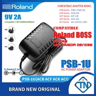 9V 2A AC DC Adapter PSB-1U for Roland Edirol LVS-400 P-10 P-10-R V-02HD V-1 V-4 V-4EX V-8 VB-99 Vide