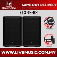 EV Electro-Voice ZLX-15 G2 1000W 15" Passive Speaker With Speaker Stand-Each/Pair (ZLX 15 ZLX15)