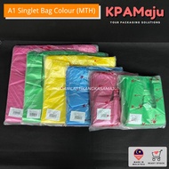 A1 Singlet Bag Colour (MTH) - Plastic Bag, Handle Bag, T-shirt Bag (9"x12", 11"x13", 12"x15", 15"x18