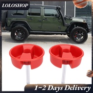 Loloshop Fabater Hard Top Mounting Screw Knob 2PCS Auto Hardtop Panel Replacement for JK 2007 to 201