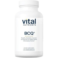 Vital Nutrients BCQ | Vegan Boswellia, Bromelain, Curcumin & Quercetin Supplement | Joint Support Su