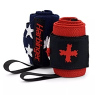 Harbinger | สายรัดข้อมือยกน้ำหนัก Red Line Thumb Loop Wrist Wraps