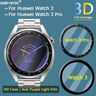 Compatible For Huawei Watch 3 Watch3 Pro Smart Watch Ultra Clear Full Cover 3D Curved Soft PMMA Film