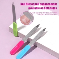 9.2cm Nail File 6 Colors Large Handle Nail File Double-sided Hot Nail Products Nail Tool W3h2