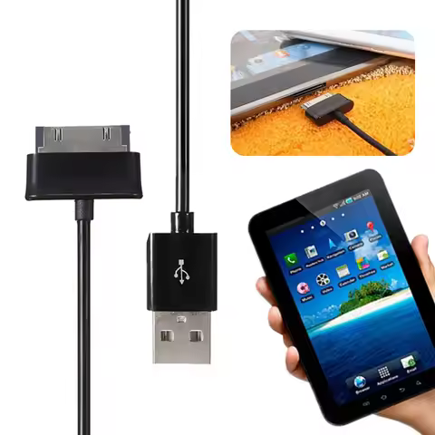 USB Charge Cable for Samsung Galaxy Tab2 GT-P3113TS Tablet P3110 P3100 P5100 P5110 P6200 P7500 N8000
