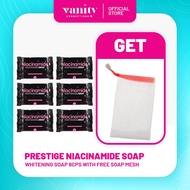 Prestige International Niacinamide Whitening Soap 75g with Soap Mesh