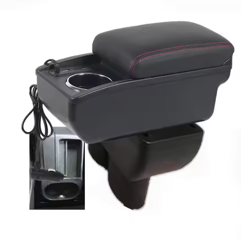 Car VW Touran Caddy Armrest box﻿ elbow support central content store case console storage