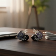 KZ Gale Earbuds with HiFi Audio, Deep Bass, and Comfort Fit, with Microphone for Gaming & Podcast  K