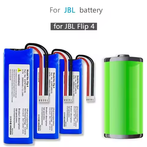3.7v Battery for JBL Flip 4 Flip4 3000mAh Rechargeable Battery GSP872693 01 for JBL Speaker Flip 4 F