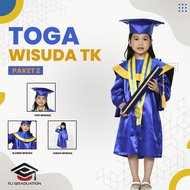 Paket toga wisuda Tk Perlengkapan wisuda paud Atribut wisuda Tk Toga wisuda anak tk