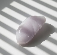 【年年有魚】紫羅蘭翡翠魚 | 裸石 | 天然緬甸玉翡翠A貨 | 送禮