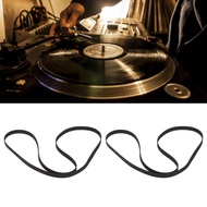 Turntable Belt  Elastic Black Record Player for Repair Replacement 1byone