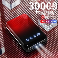 Mini power bank 30000mah Latest Digital Display Powerbank Dual USB Portable External Battery Pack