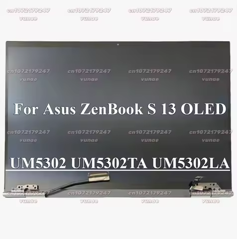 Complete Assy for Asus ZenBook S 13 OLED UM5302 UM5302TA UM5302LA OLED 4K Display Panel Replace Touc