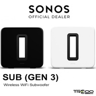 Sonos Sub (Gen 3) Multi-Room Wireless WiFi/Ethernet Powered Subwoofer