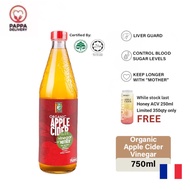 Radiant Organic Cuka Apple Cider Vinegar (750ml) Cuka Epal