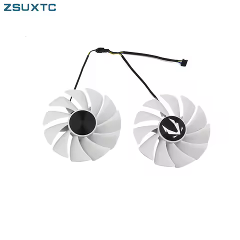 DIY White 87mm 4PIN GA92S2U RTX 3060 Dual Blade GPU Fan for Zotac Geforce RTX 3060 3060TI Dual Blade