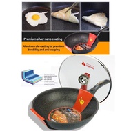Korean Nonstick Frying Wok Pan Maifan Marble Stone Non Stick Cooking Wok Pan Pot