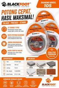 BLACKFOOT Mata Potong Keramik 105 - 105A - Diamond Wheel Blackfoot