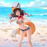 Kuda Izuna Beach Water Fox Swimsuit Izuna Water Ninja Hand-Made Desktop Model Ornaments
