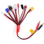RC Lipo Battery Charger Adapter Connector Splitter Wire 8 in 1 Octopus Convert Cable to 4.0mm Banana