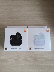 行貨-1年保養-XIAOMI REDMI (BUDS-5 PRO) (AI + HYBRID ANC) BLUETOOTH V5.3 EARBUDS SUPPORT Hi-Res AUDIO WIRE