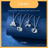 Lumine Jewellery - Zirconia Horoscope Necklace | Titanium Necklace | Everyday Wear | Gift for Her | 