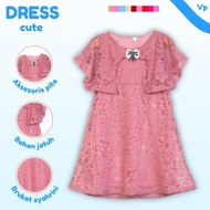 Fresh To Church Girl's Party Dress Amak Girl's Dress To Church Ghaun Pedta Drish Kondangan Drish Chi