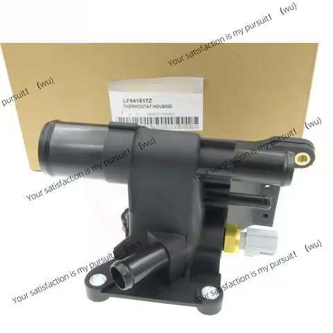 ZOCI-LF941517Z New Engine Coolant Thermostat For Mazda 3 5 6 L4 2.0L 2.5L 2006-2013 Water Outlet Wit