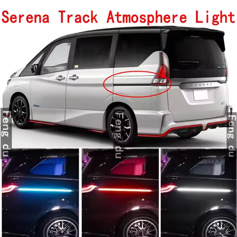 2pcs For SERENA C25 C26 C27 LED Track Light Atmosphere Light Door Light Guide Light Turn Signal Ligh