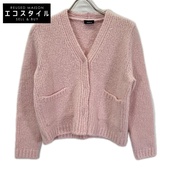 Akris Pink Cashmere Cardigan, Size 44 [Used]
