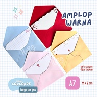 Aesthetic Color Envelopes size A7 ONLY ENVELOPE greeting card greeting envelope