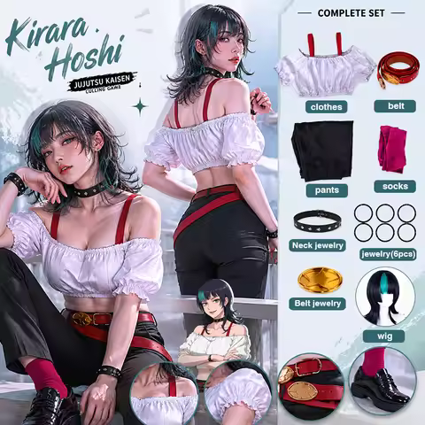 Anime Jujutsu Kaisen Culling Game Kirara Hoshi Cosplay Women Adult Movie JJK Anime Cos Style Hallowe