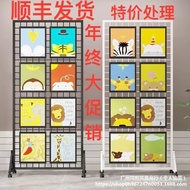 Display Rack Work Storage Grid Shelf Art Shelf Rack Iron Grid Kindergarten Grid Barbed Wire Grid Rac