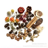Christmas Fruit Decorations Dried Flowers Dried Fruit Scented Candles DIY Acorn Essence Baijia3sg202