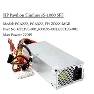 HP Pavilion Slimline S5 Series SFF Power Supply PSU 220W 633193-001 633195-001 633196-001 PCA322 (re