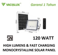 VACOLUX LED SOROT 120W SOLAR CELL PANEL SURYA FLOODLIGHT LAMPU TEMBAK 120 W WATT 100 TENAGA MATAHARI