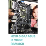 COMBO H310 + I3 9100F + 8GB RAM LIKE NEW