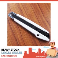 [instock] NT Cutter Extra Sharp; Blade Utility Knife, Black and White (MNCR-L1R), 18mm Heavy-Duty - 