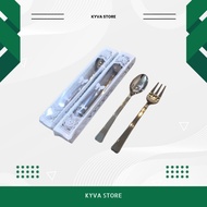 MINI SPOON FORK MINI SPOON AND FORK SET TEASPOON AND FORK SET TEASPOON CAKE FORK ILVER 1 SET