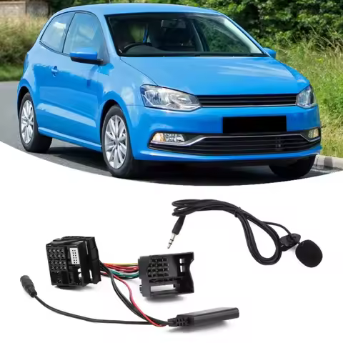 Microphone Adapter Auxiliary Audio Wire 150cm/59in Length Replacement For 510/RCD 300