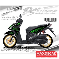 787 sticker decal vario 125 fulbody custom simple line theme
